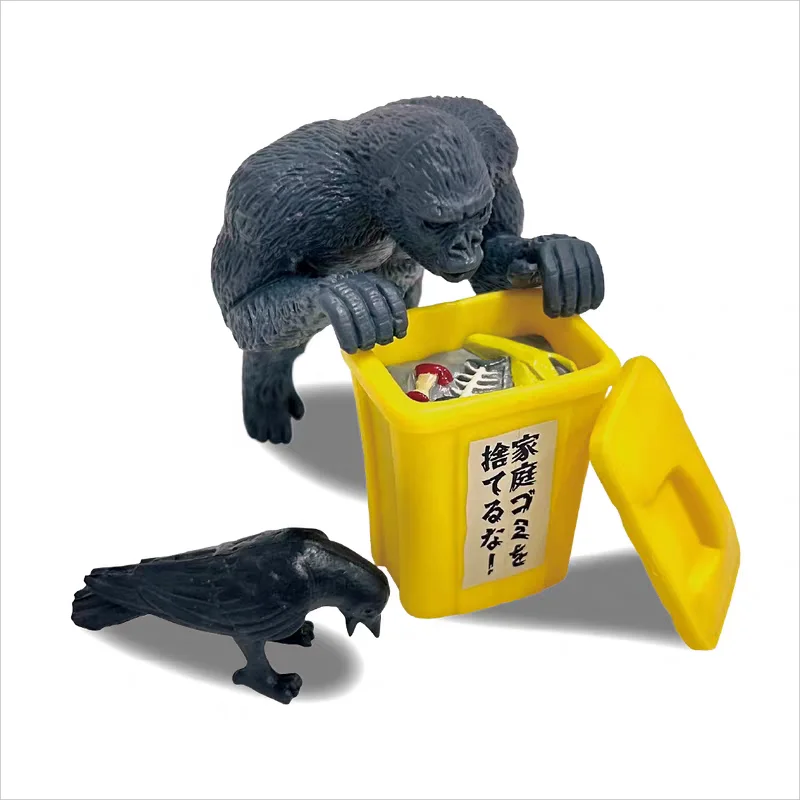 Gorilas y cuervos (Tarlin) — gachapon japonés, foto 7