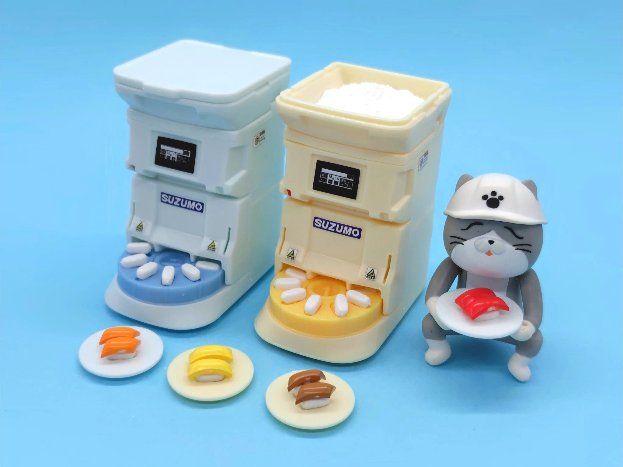 Robot de sushi SUZUMO 1/10 (Toys Cabin) — gachapon japonés, foto 4