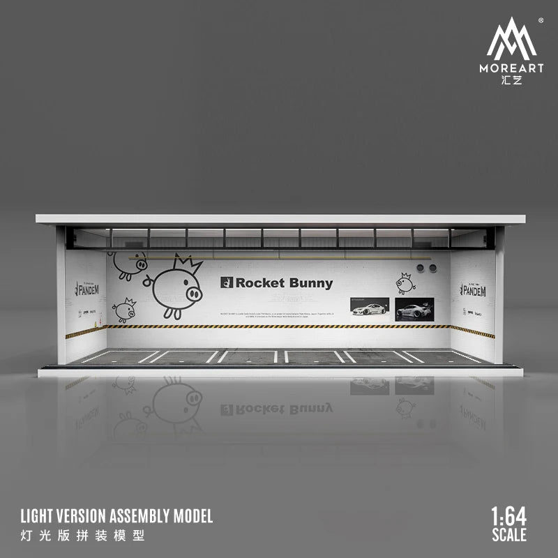 Diorama JDM livery Rocket Bunny 1:64 — Don Gachapón