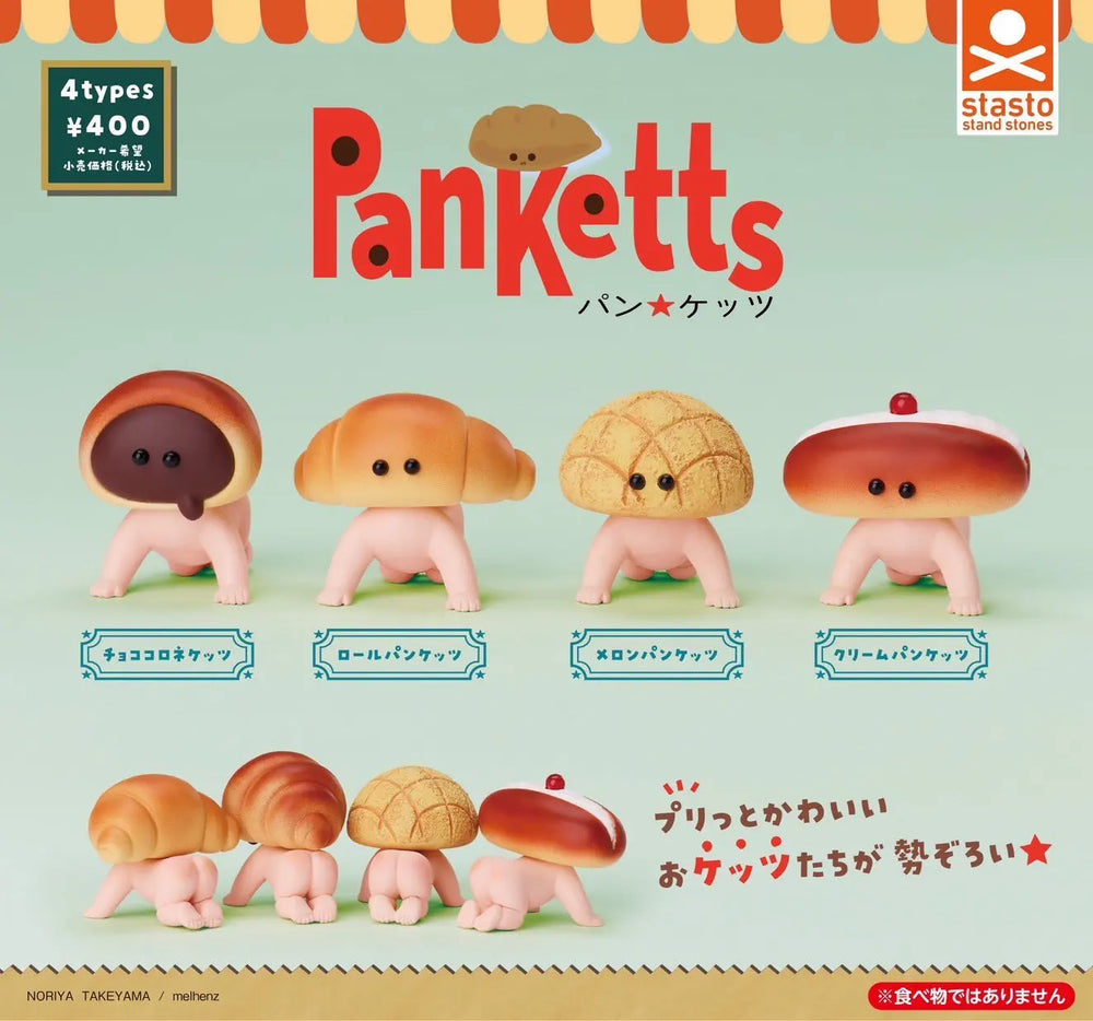 Pan Ketts — cabezas de pan (Stasto) · gachapon coleccionable