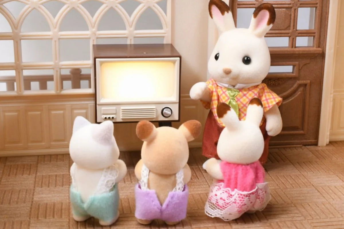 Tele retro patilarga con luz (J.Dream) — gachapon japonés, foto 2
