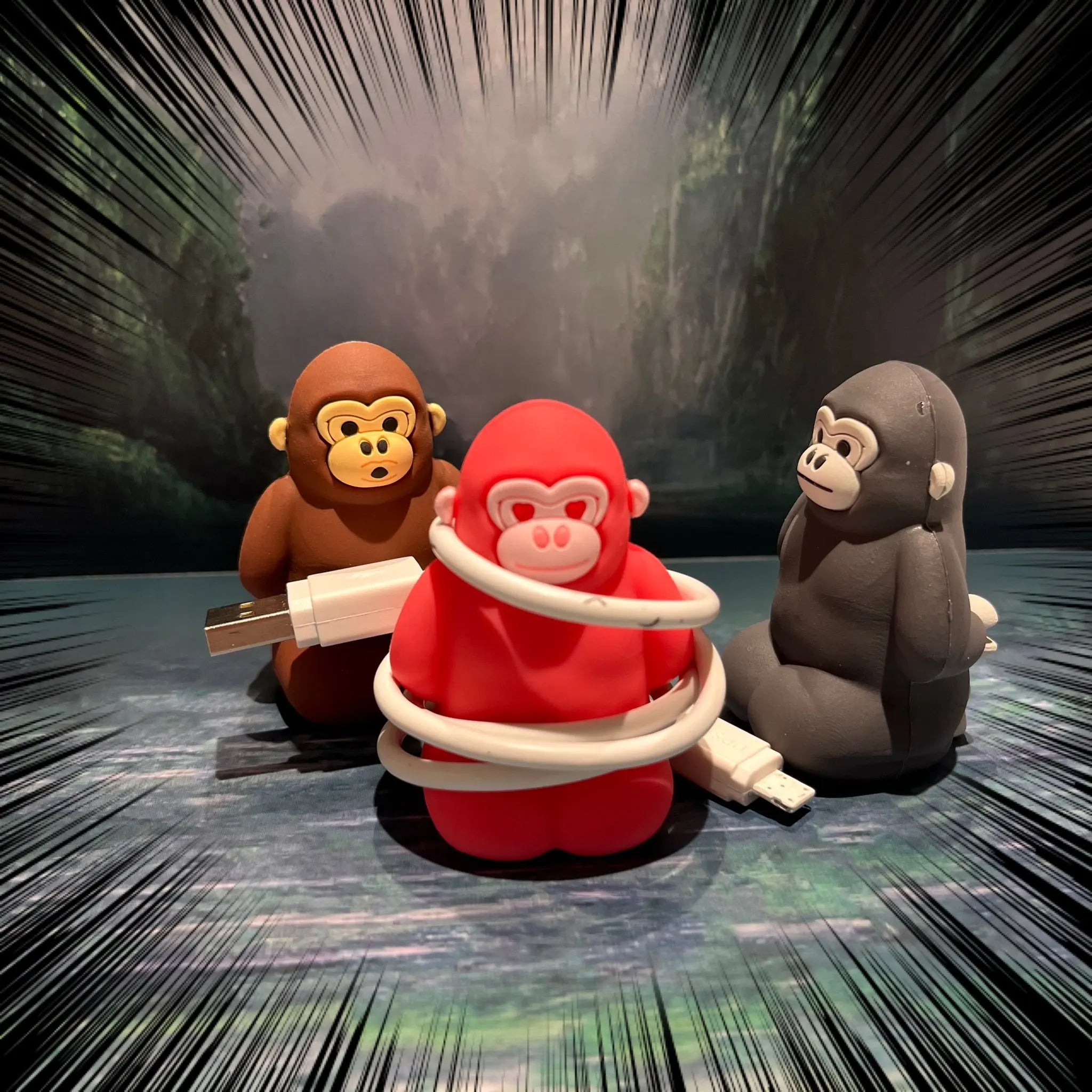 Uhouho Gorilla Gori-kun (Amuse) — gachapon japonés, foto 3