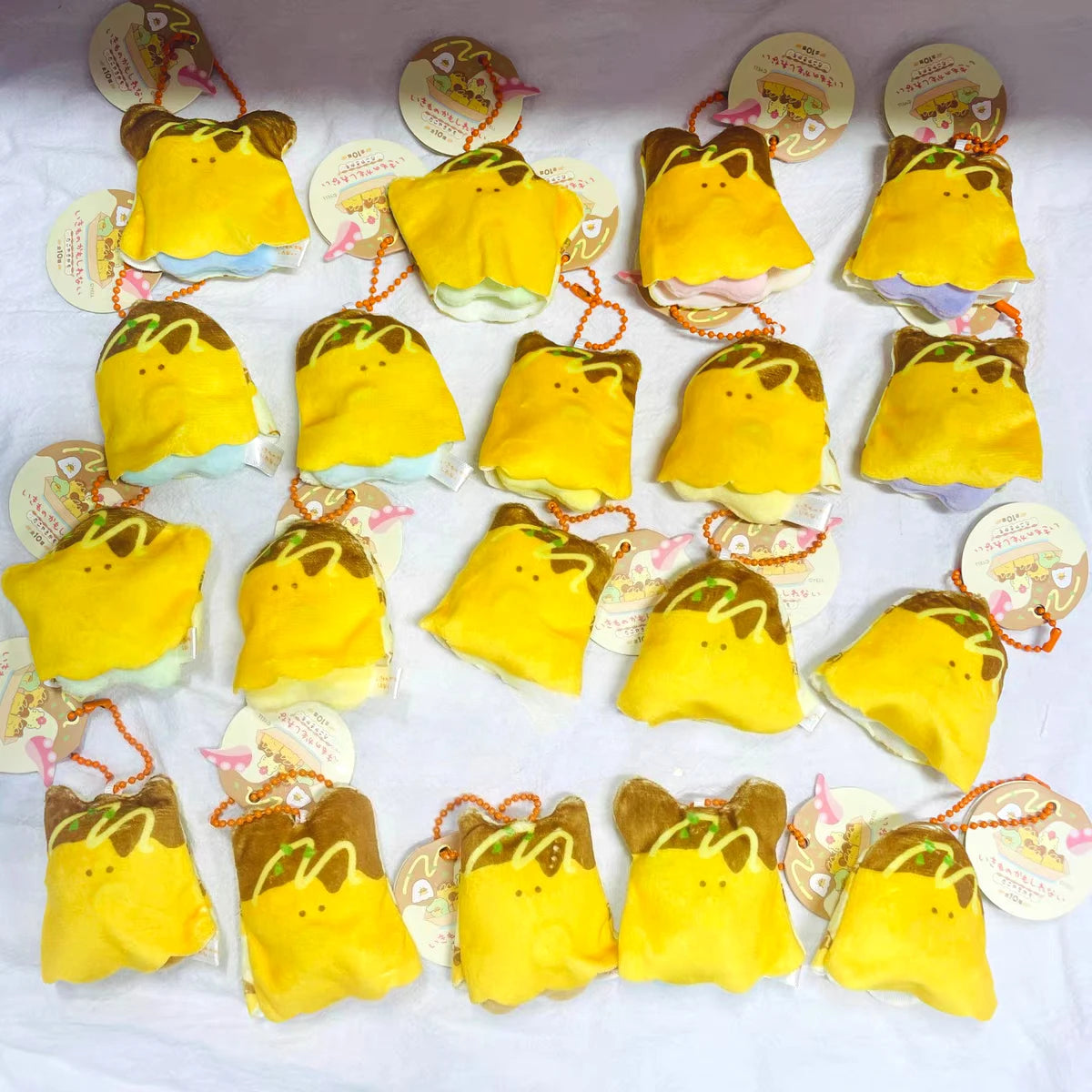 Takoyaki vivientes — peluche 7cm (Yell) — gachapon japonés, foto 5