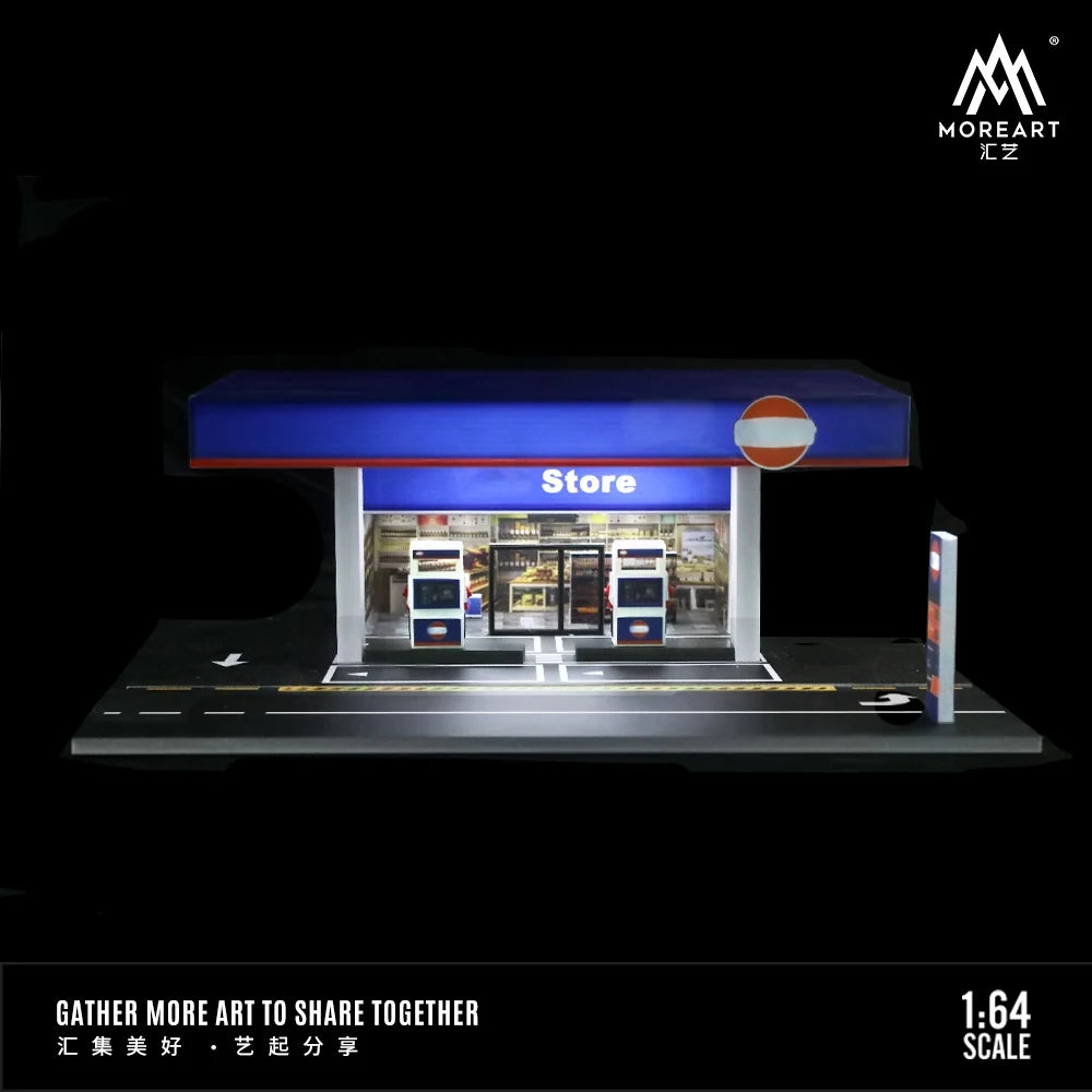 Tiendas japonesas con parking — coche JDM a escala 1:64 (foto 4)