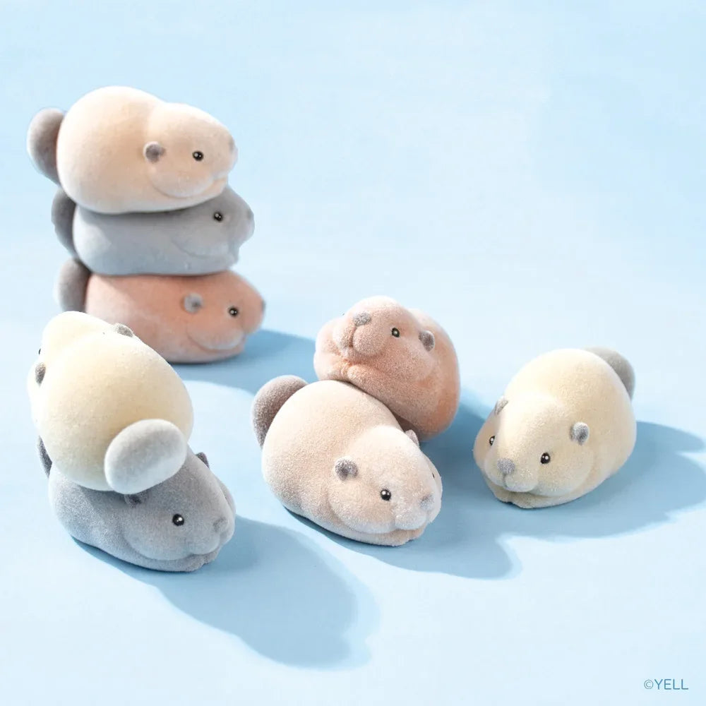 Nutria esponjosita (Yell) — gachapon japonés, foto 2