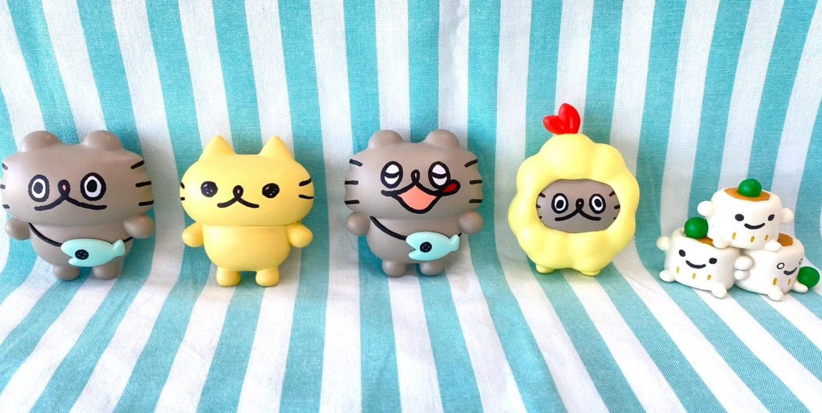 A prueba de gatos — figuras traviesas — gachapon japonés, foto 3