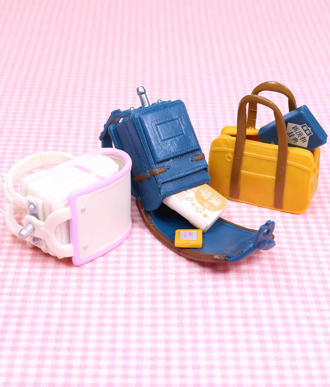 Randoseru — mochilas japonesas mini (Tarlin) — gachapon japonés, foto 3