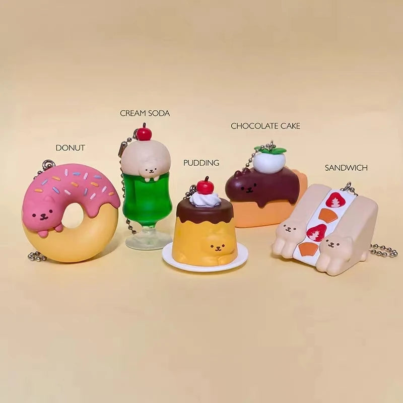 Gatos escondidos — llavero (Qualia) — gachapon japonés, foto 3