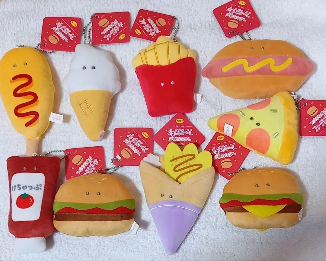 Comida rápida con ojitos — llavero (Yell) — gachapon japonés, foto 3