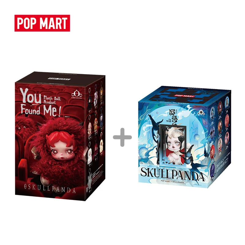 POP MART SKULLPANDA · Pack ¡Me encontraste! + The Mirage