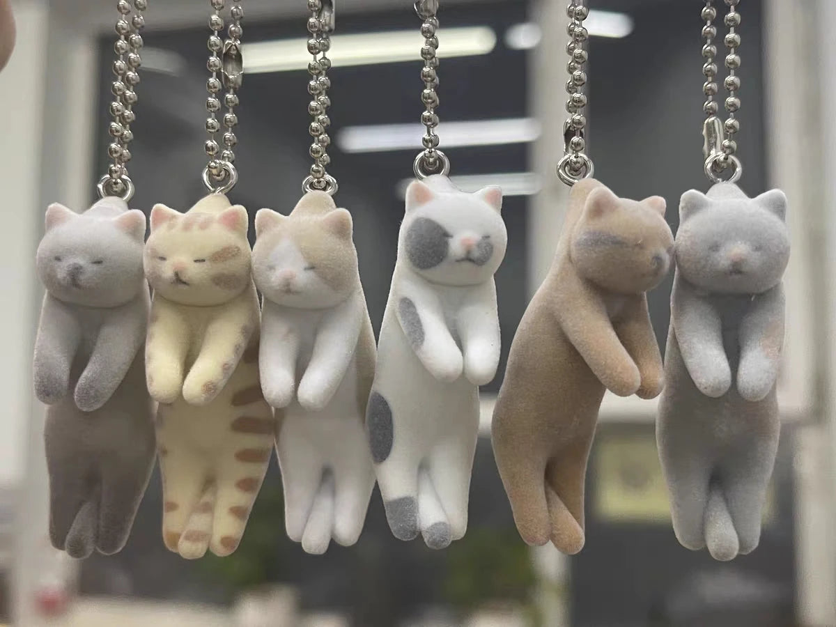 Tsumada Neko 3 — gatos pellizcados (Qualia) — gachapon japonés, foto 2