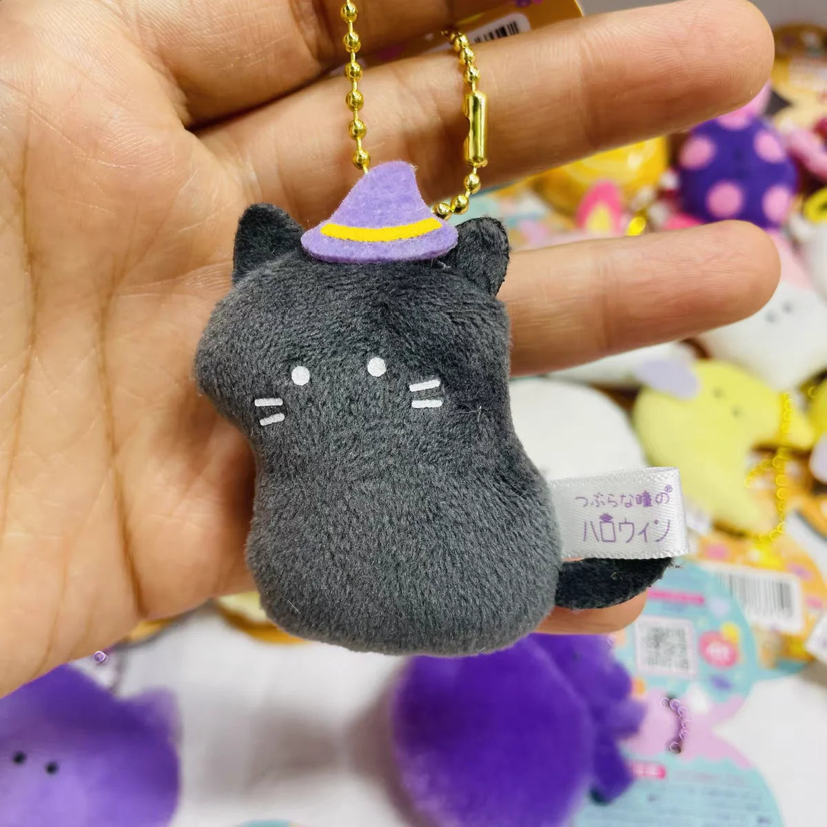 Peluchito de ojos redondos 5,8cm (Yell) — gachapon japonés, foto 5