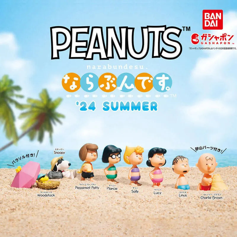 Snoopy y sus amigos · gachapon coleccionable