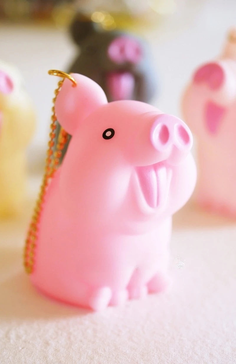 Cerditos gordos y suaves — gachapon japonés, foto 4