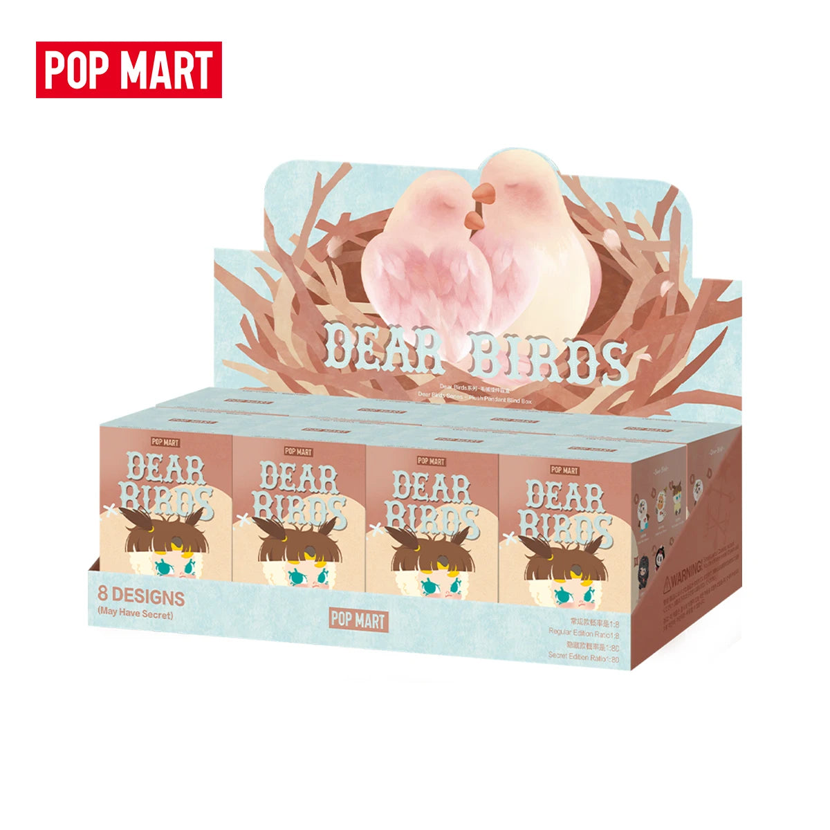 POP MART Dear Birds Colgante de peluche — POP MART