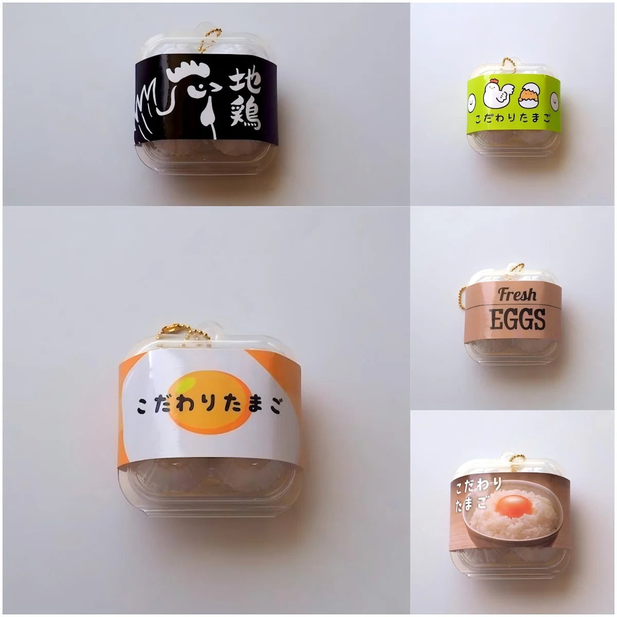 Huevos frescos kawaii (Yell) — gachapon japonés, foto 4