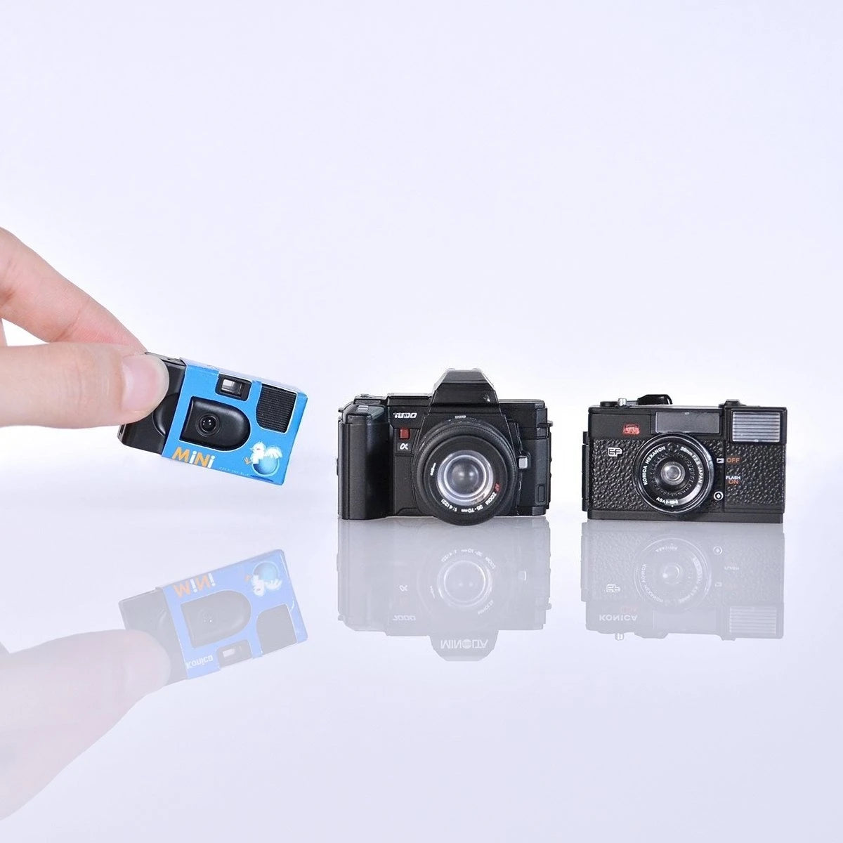 Cámaras réflex en miniatura (Kenelephant) — gachapon japonés, foto 4