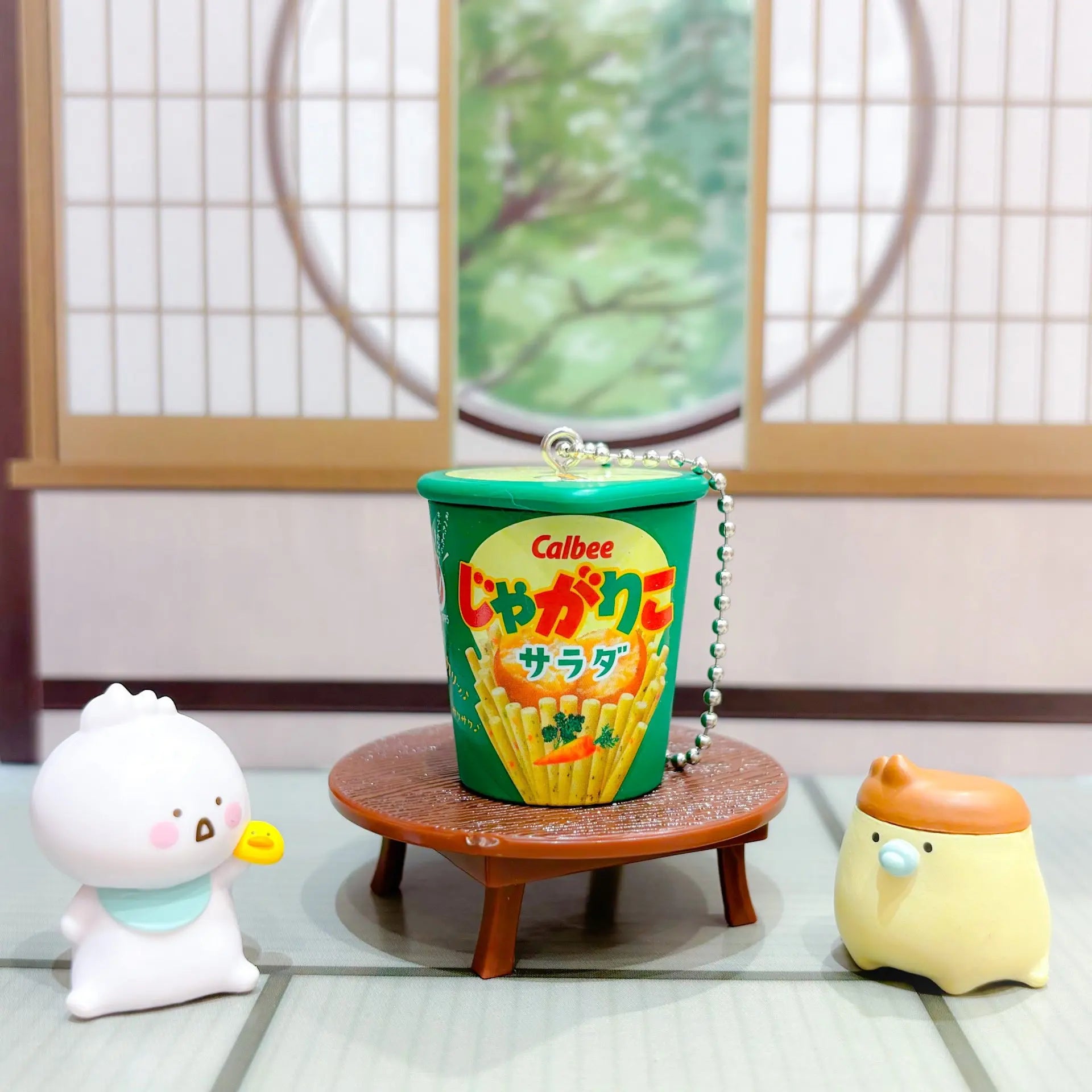 Jarariko jirafa — Calbee (ULCAP) — gachapon japonés, foto 4
