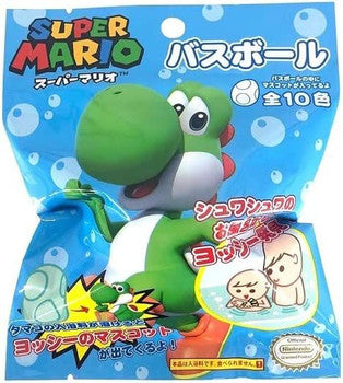 Bomba de baño Super Mario · Huevo de Yoshi (figura sorpresa) · gachapon coleccionable
